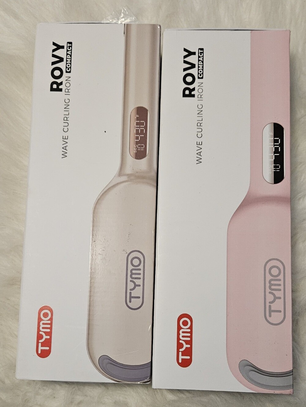 Tymo/Rovy Pink Compact Wave Curling Iron - Picture 2 of 3